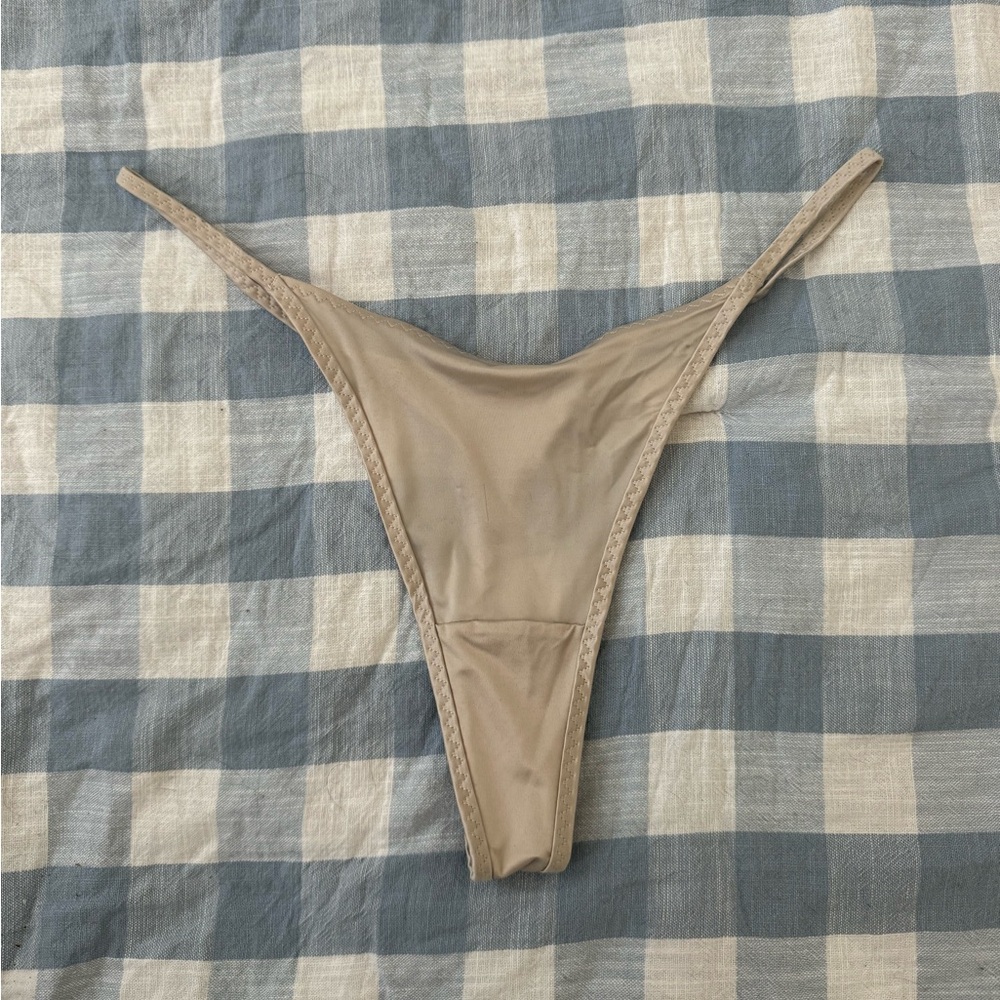Nude Silky High Cut Thong